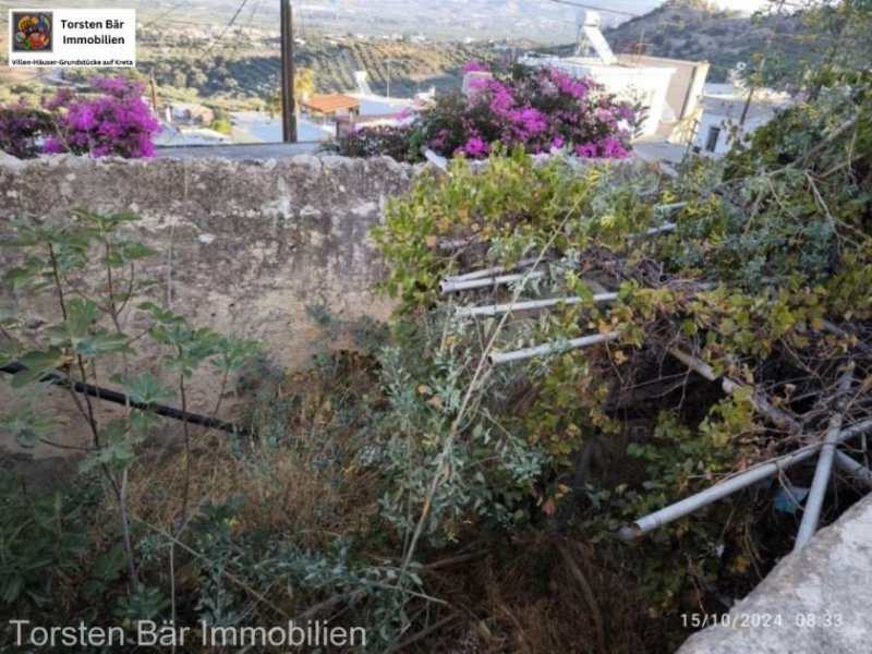 Kouses, Kreta Kreta, Kouses renovierungsbedürtiges Steinhaus-Juwel 120m² Wohnfläche Meerblick und Bergblick Haus kaufen